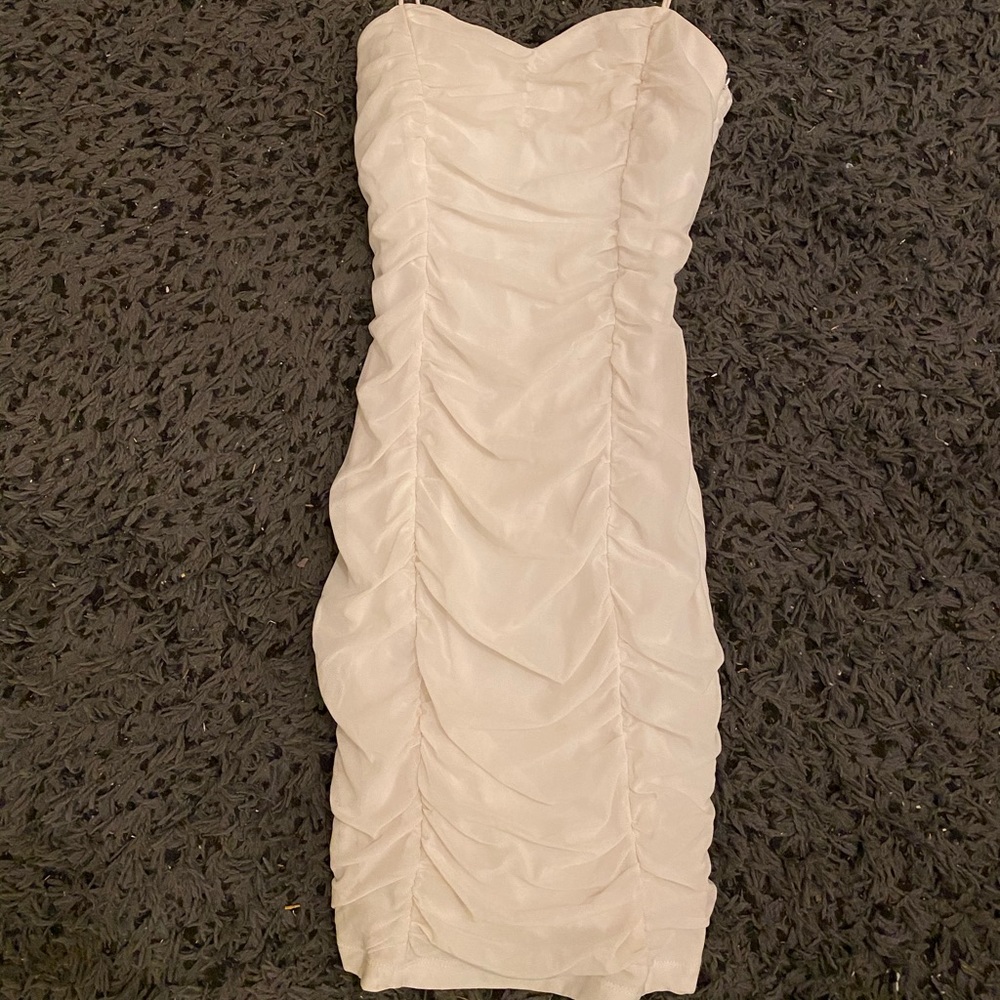 White tight dress princess polly size 2